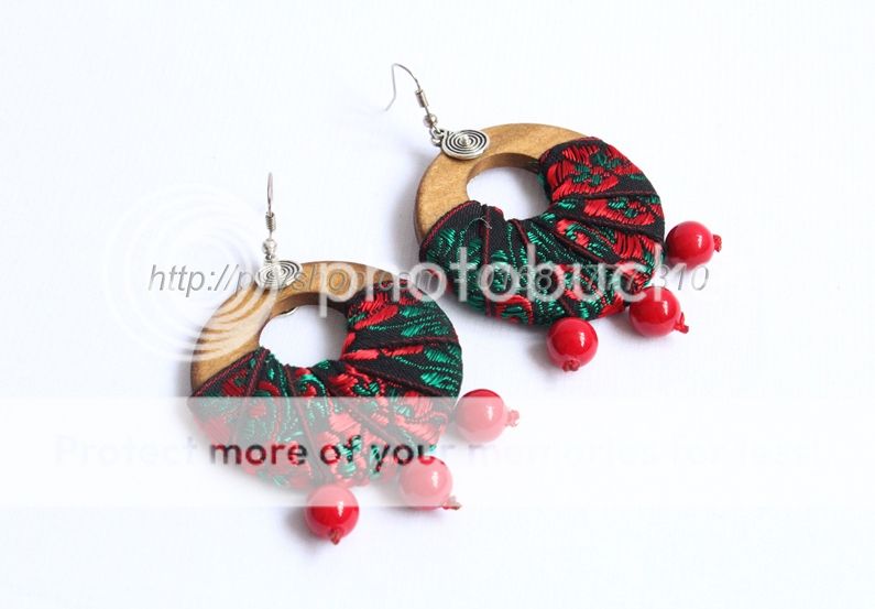 Vòng tay, hoa tai, cột tóc hand-made họa tiết cổ điển. Đảm bảo không đụng hàng! - 2