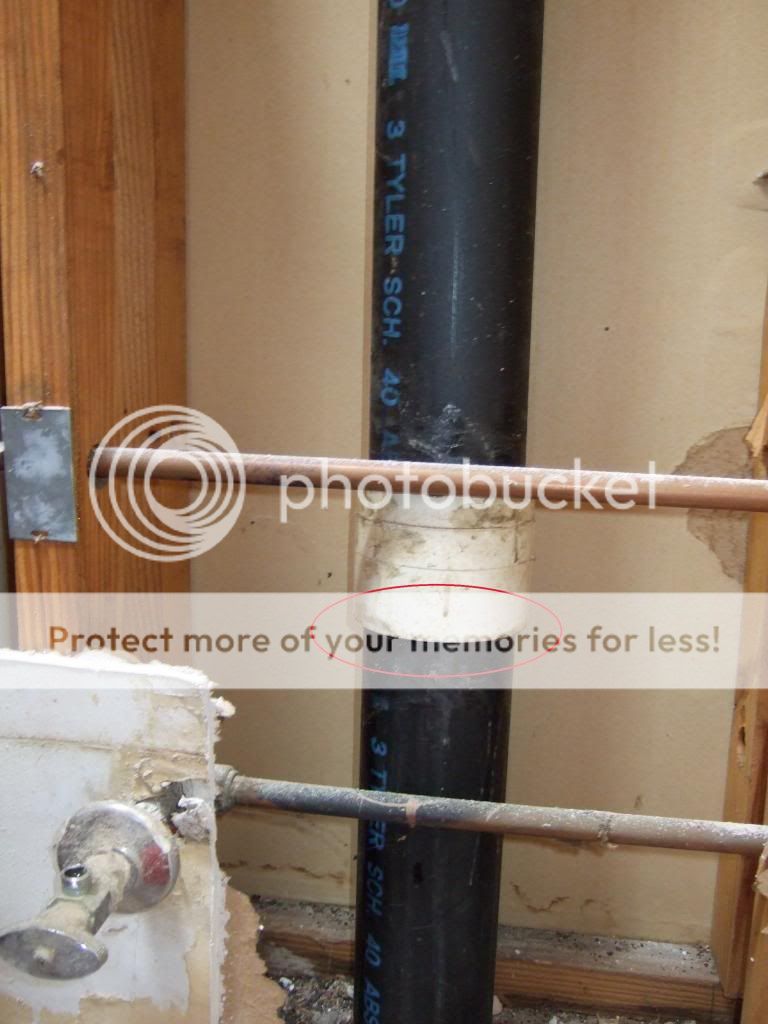 Leaking Joint in Vent Pipe Plumbing Forums Professional & DIY