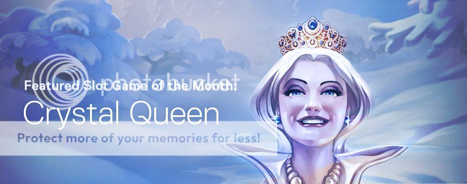 Featured Slot Game of The Month is Crystal Queen