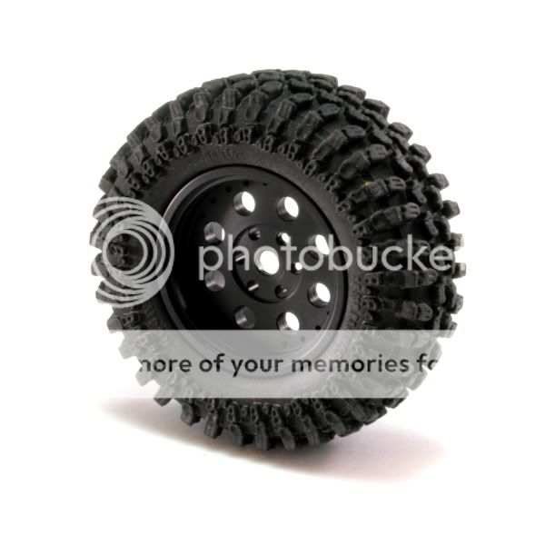 Gear Head RC 8Trax Micro Crawler Wheels Black Delrin RCCrawler