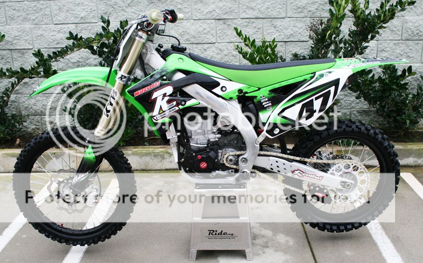 2012 RIDE ENGINEERING KX450F FULLY ACCESSORIZED SoCal Old Timers Mx